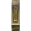 IQ America Wired Antique Brass Lighted Doorbell Button
