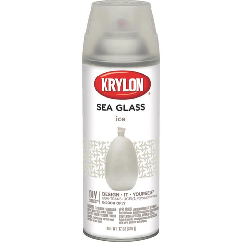 Krylon 12 Oz. Frosted Sea Glass Finish Spray Paint, Ice