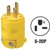 Leviton 20A 250V 3-Wire 2-Pole Commercial Grade Cord Plug
