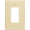 Leviton Decora 1-Gang Plastic Oversized Rocker Decorator Wall Plate, Ivory