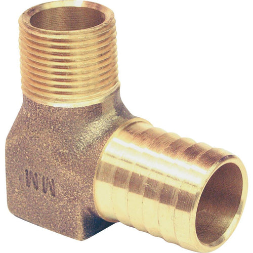 Merrill 3/4 In. Insert x 3/4 In. MPT Barbed Brass Elbow