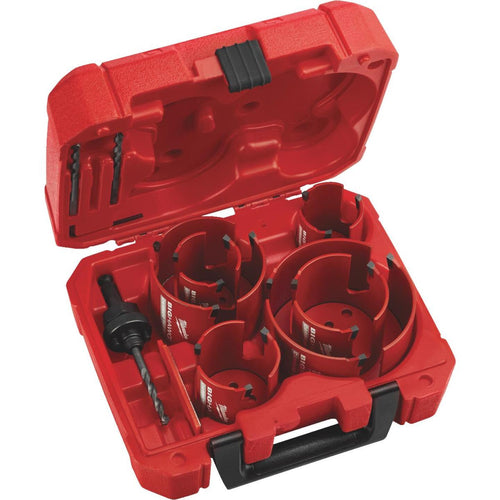 Milwaukee Big Hawg Carbon-Tipped Hole Saw Set (10-Piece)