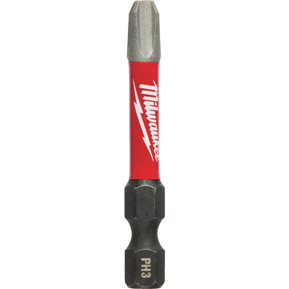 Milwaukee Shockwave #3 Phillips 2 In. Power Impact Screwdriver Bit