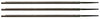 FILE 8 X3/16  RD CHAINSAW 3PK