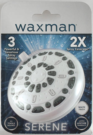 SHOWER FIXED 3 POSITION CHROME