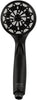 SHOWER HANDHELD 6 POS BLACK MATTE