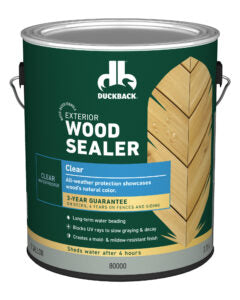 Duckback Wood Sealer, Clear Waterproofer, 1 gallon
