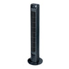 Comfort Zone 31 3-Speed Oscillating Tower Fan With Remote Control In Black