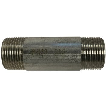 Anderson Metals 48084B 3/4x3 Ss Nipple