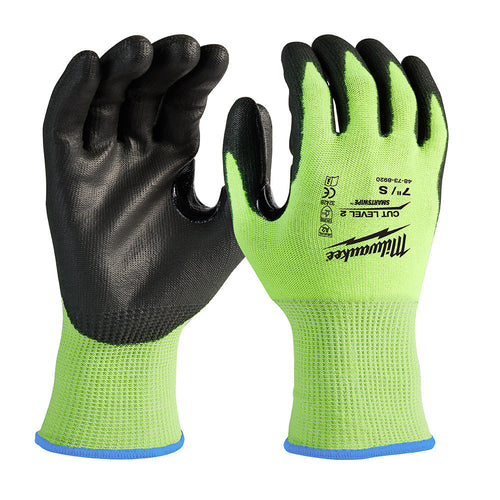 High Visibility Cut Level 2 Polyurethane Dipped - S