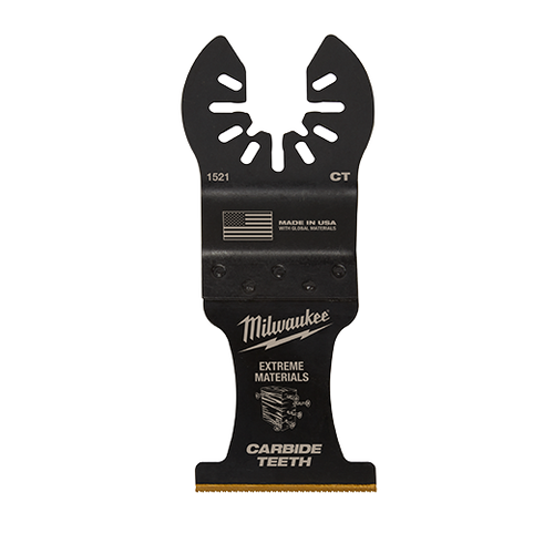 Milwaukee® Open-Lok™ 1-3/8 Titanium Enhanced Carbide Teeth Multi-Material Blade 3pk