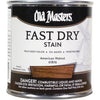 Old Masters 61816 Fast Dry Stain, American Walnut ~ 1/2 pint