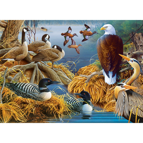 Masterpieces Audubon Lake Life 1000 Piece Puzzle
