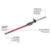 Milwaukee M18 FUEL™ QUIK-LOK™ Hedge Trimmer Attachment
