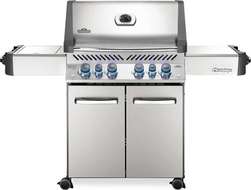 Napoleon Prestige 500 Propane Gas Grill with Infrared Side and Rear Burner