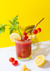 Nod Products Bent Steel Straws with Garnish Picks