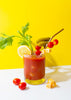 Nod Products Bent Steel Straws with Garnish Picks