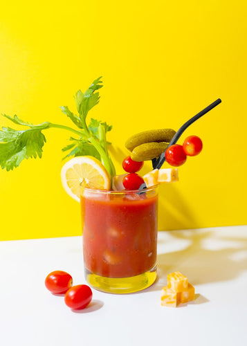 Nod Products Bent Steel Straws with Garnish Picks
