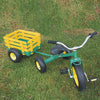 Valley Industries Classic All Terrain Kids Toy Tricycle with Pull Along Wagon Trike