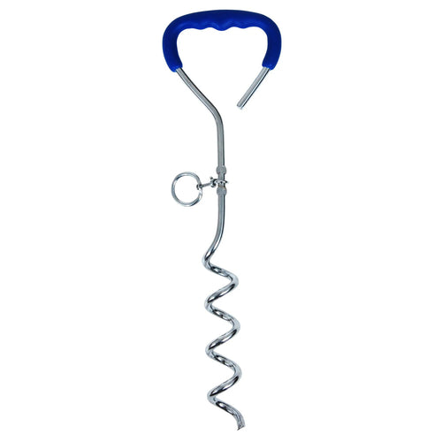 Aspen Pet Blue Easyturn 18-inch Dog Tie-Out Containment System