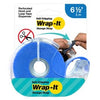Self-Gripping Storage Strap Tape Roll, Blue, 6.5-Ft.