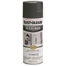 Stops Rust Textured Spray Paint, Dark Pewter, 12-oz.