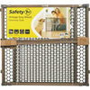 Safety 1st 24 In. H. Vintage Gray Wood Doorway Safety Gate