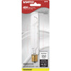 Satco 40W Clear Intermediate Base T6.5 Incandescent Tubular Appliance Light Bulb