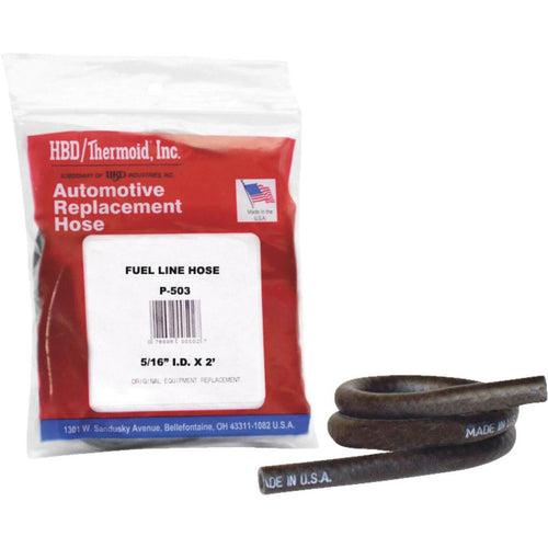 Thermoid 5/16 In. ID x 2 Ft. L. Fuel Line Hose
