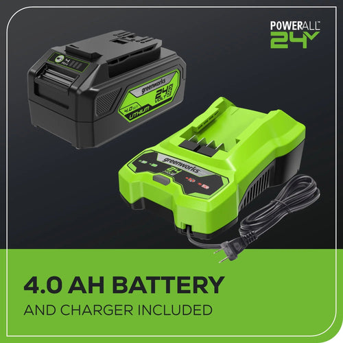 Greenworks 450 CFM Cordless Battery Leaf Blower w/ 4.0 Ah USB Battery & Charger