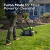 Greenworks 48V (2x24V) Cordless Battery Push Mower w/ Two (2) 4.0Ah USB Batteries & Dual Port Rapid Charger