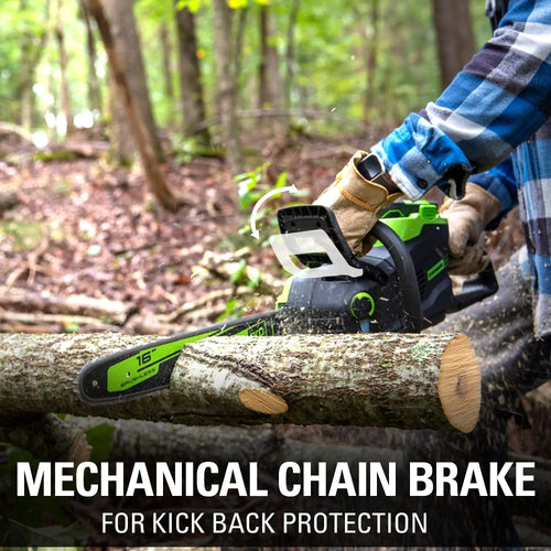 Greenworks 80V 2.0kW Cordless Battery Chainsaw (Tool Only)