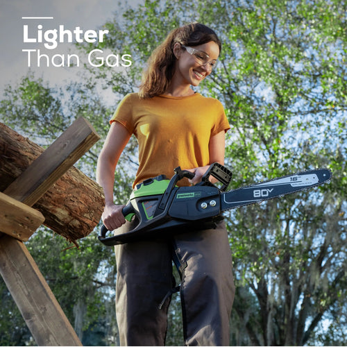Greenworks 80V 2.0kW Cordless Battery Chainsaw (Tool Only)