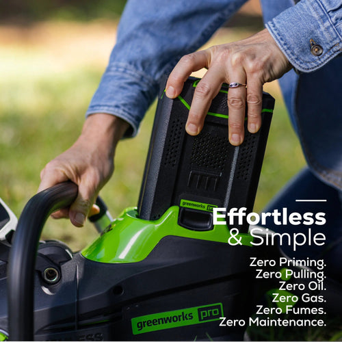 Greenworks 80V 2.0kW Cordless Battery Chainsaw (Tool Only)