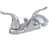 Homewerk Lavatory Faucet Channel Dual Wing Handle with Pop Up