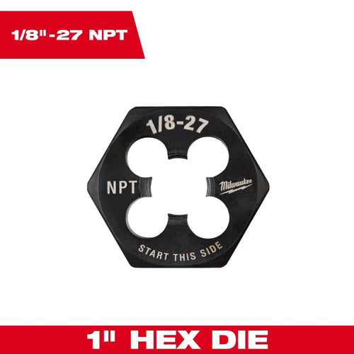 Milwaukee SAE 1 Hex Threading Dies