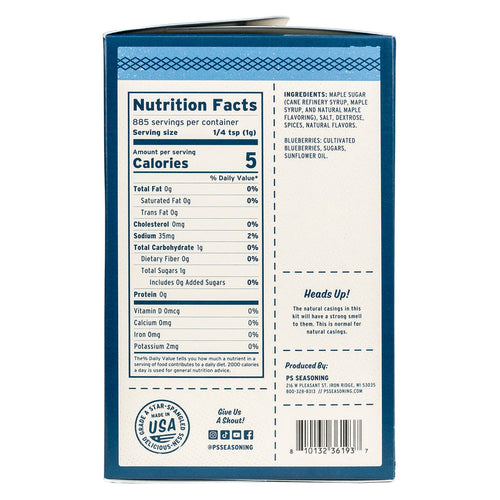 PS Seasoning Maple Blueberry Breakfast Sausage Kit