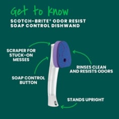 Scotch Brite® Scotch-Brite® Odor Resist Non Scratch Dishwand Refills