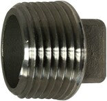 Anderson Metals Corp Inc 1/8 SS Cored Plug