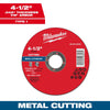 Milwaukee 4-1/2 x .045 x 7/8 Metal Cut Off Wheel Type 1