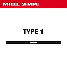 Milwaukee 6 x .045 x 7/8 Ceramic+ Metal Cut Off Wheel -Type 1