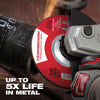 Milwaukee 4-1/2 x 1/4 x 7/8 Performance+ Metal Grinding Wheel - Type 27