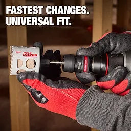 Milwaukee 12PC QUIK LOK™ Hole Dozer™ Bi-Metal Kit with PACKOUT™ Compact Organizer