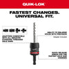 Milwaukee 5PC 3/8 QUIK-LOK™ Arbor Set