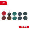 Milwaukee 10PC 2 Quick Change Disc Kit