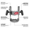 Milwaukee 1/2 Router Plunge Base