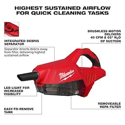 Milwaukee M18™ Brushless Handheld Vacuum