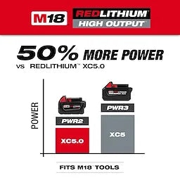 Milwaukee M18™ REDLITHIUM™ HIGH OUTPUT™ XC5™ Battery Pack