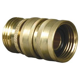 Garden Hose Adapter, Brass, 3/4-In.