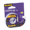 3M Scotch 3/4 In. x 650 In. Gift-Wrap Transparent Tape
